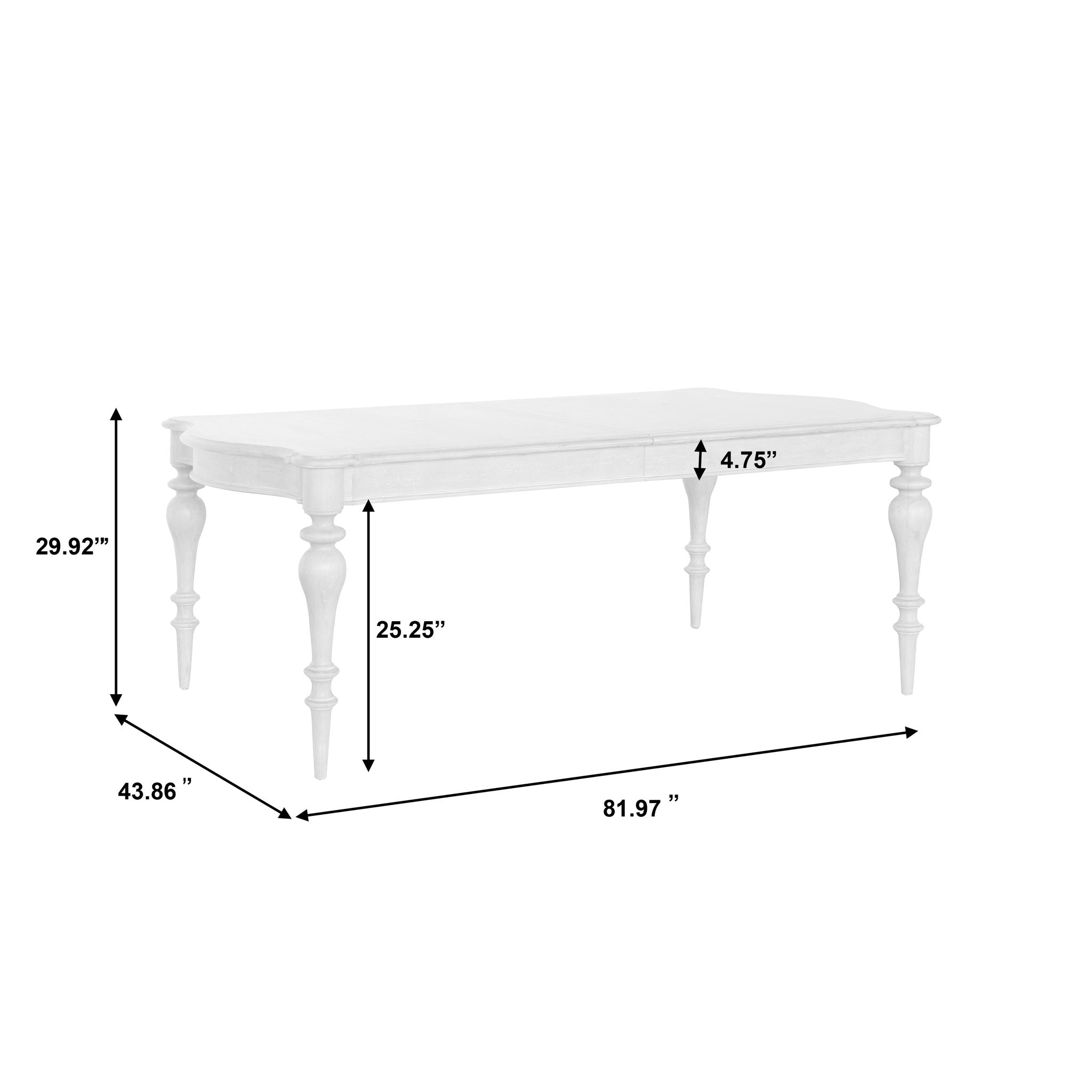 Weston Hills - Leg Table - Natural