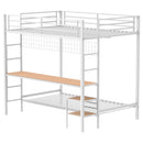 Campus  Workstation Bunk Bed Matte Black