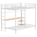 Campus  Workstation Bunk Bed Matte Black