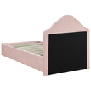 Ashleigh 44-inch Upholstered Storage Platform Bed Pink