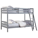 Rhea Wood  Over  Bunk Bed Grey