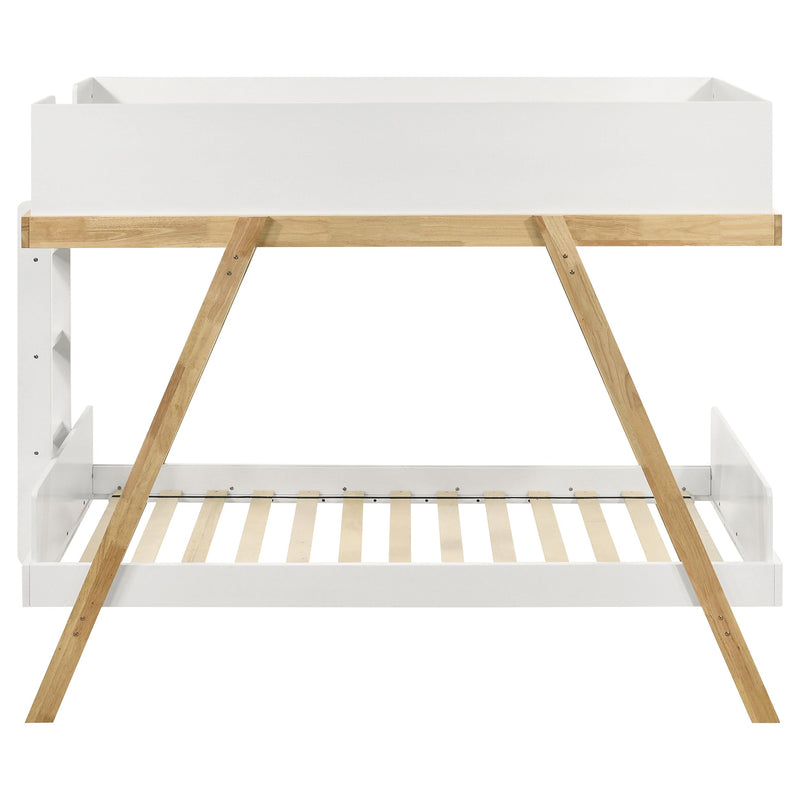 Frankie Wood  Over  Bunk Bed Blue and Natural