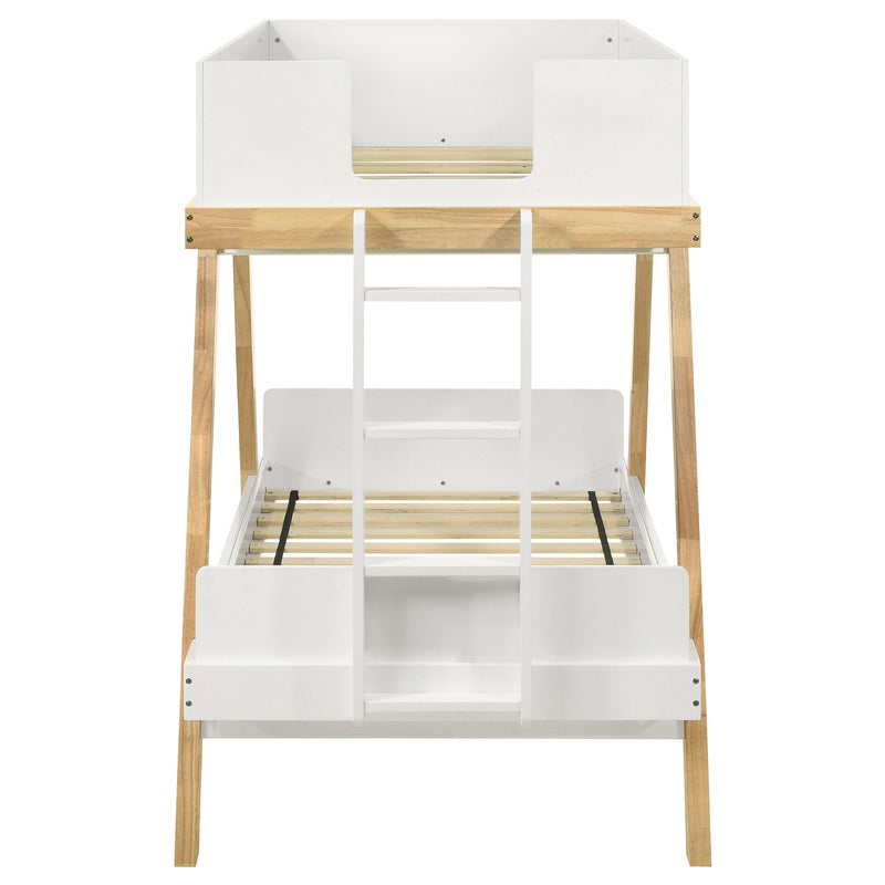 Frankie Wood  Over  Bunk Bed Blue and Natural