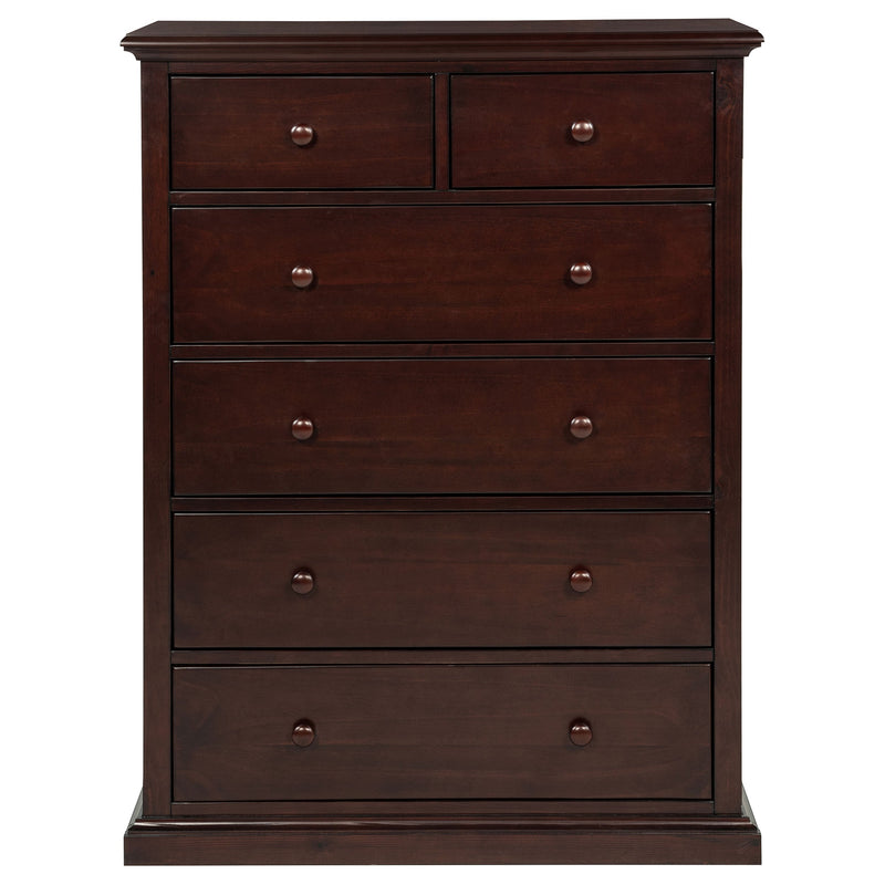 Sumerlin 6-drawer Bedroom Chest of Drawers Black