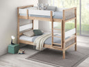 Dakota Wood  Over  Bunk Bed Natural