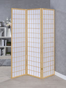 Carrie 3-Panel Room Divider Folding Shoji Screen Black