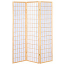 Carrie 3-Panel Room Divider Folding Shoji Screen Black