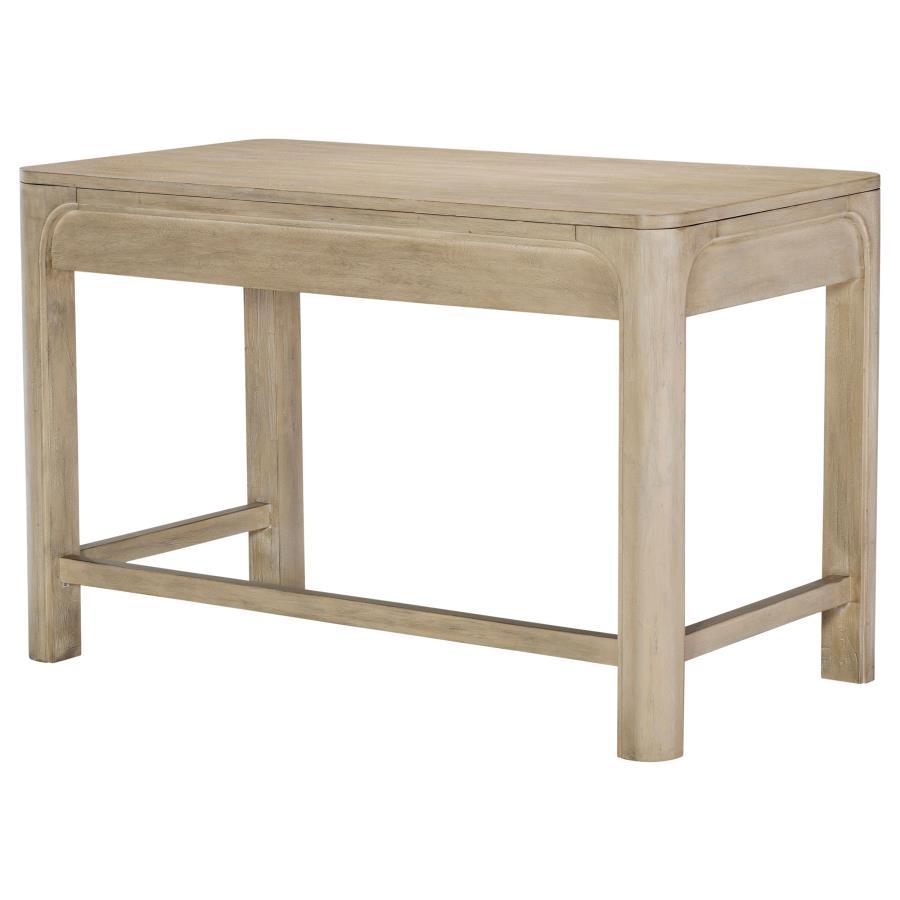 Solano - 2-Drawer Makeup Table Vanity Desk - Weathered Mango