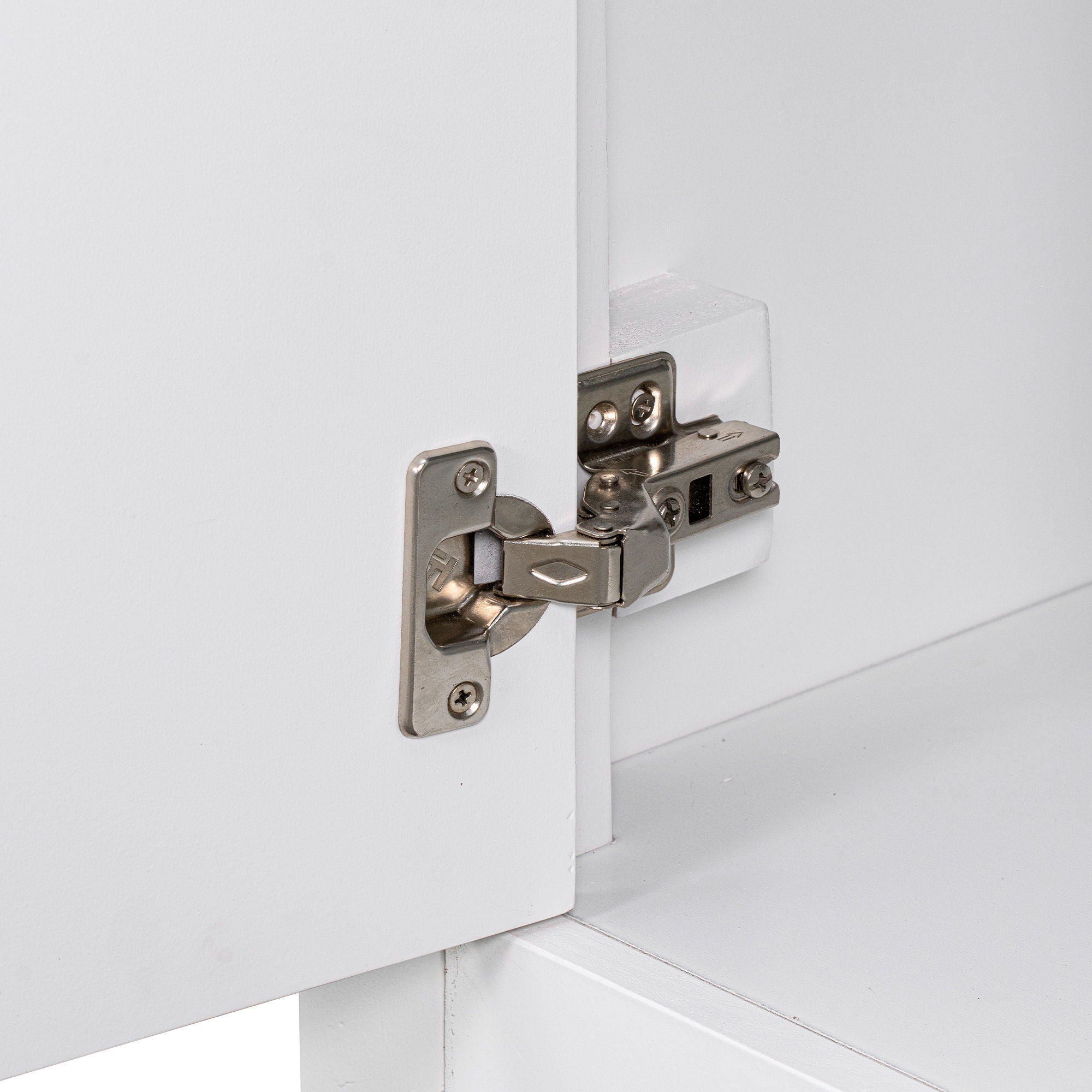 Modern Bathroom Vanity Base Only, 2 Doors And 3 Drawers