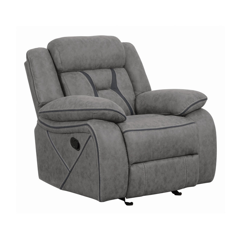 Coaster Furniture Higgins Glider Leatherette Recliner 602263 IMAGE 3