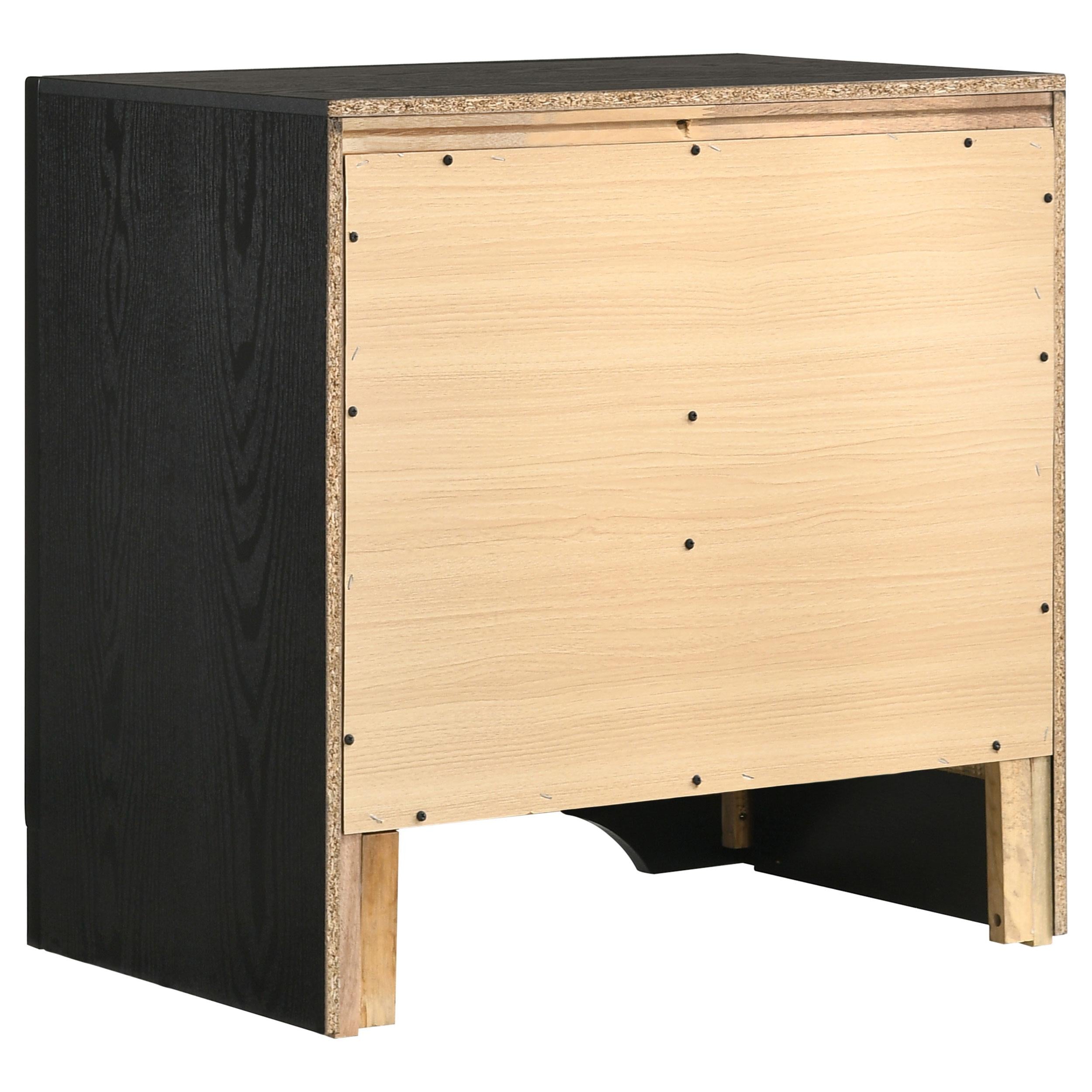Diamond Modern Furniture COA Miranda 2-Drawer Nightstand 206362 IMAGE 5