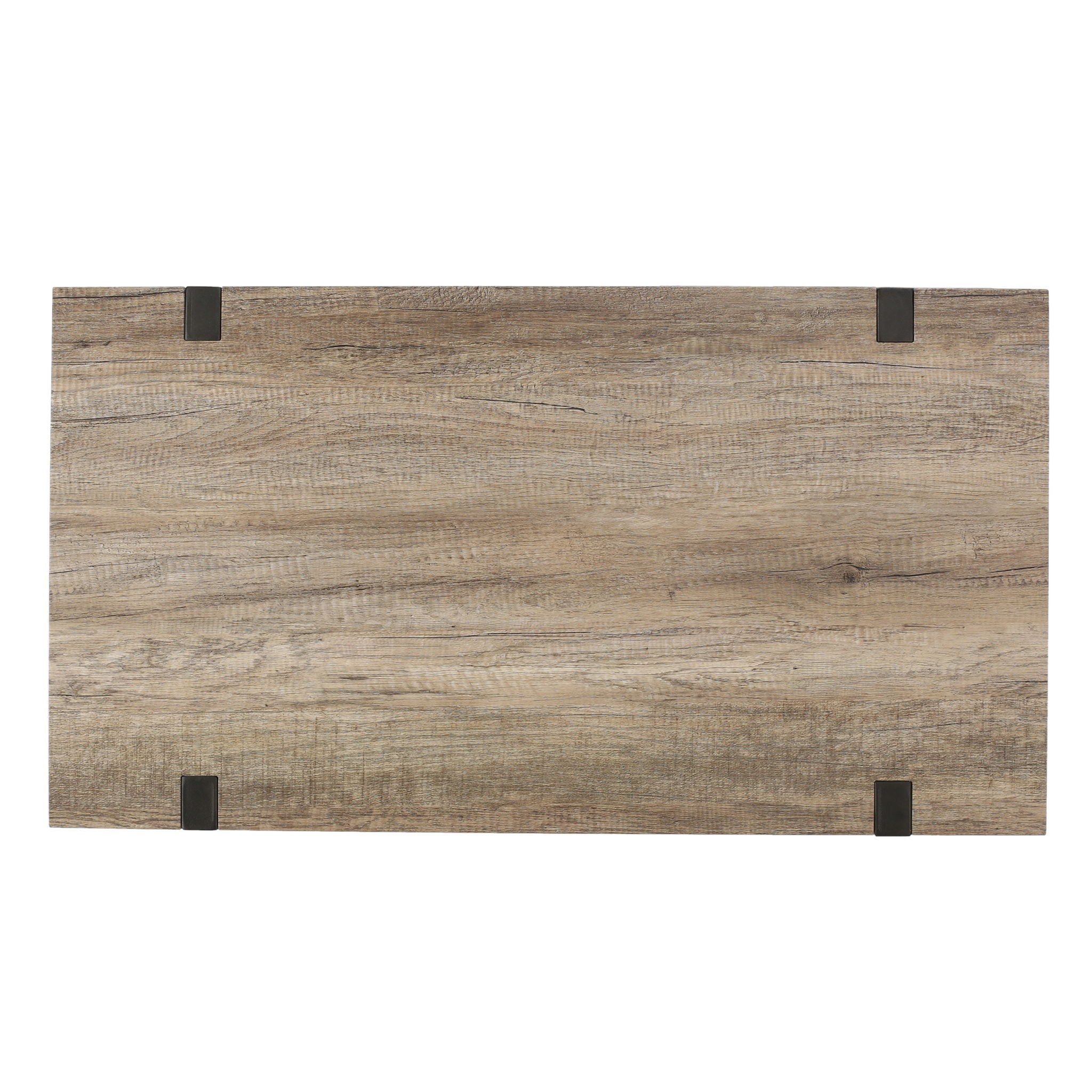 Abitha - Coffee Table With Industrial Powder Coated Metal Legs