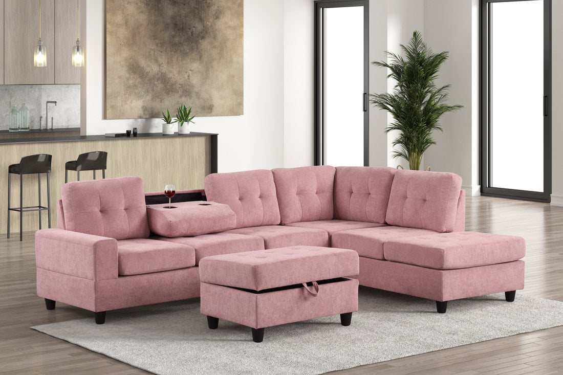 Rocket 2-Piece Sectional – Includes Free TV or Area Rug