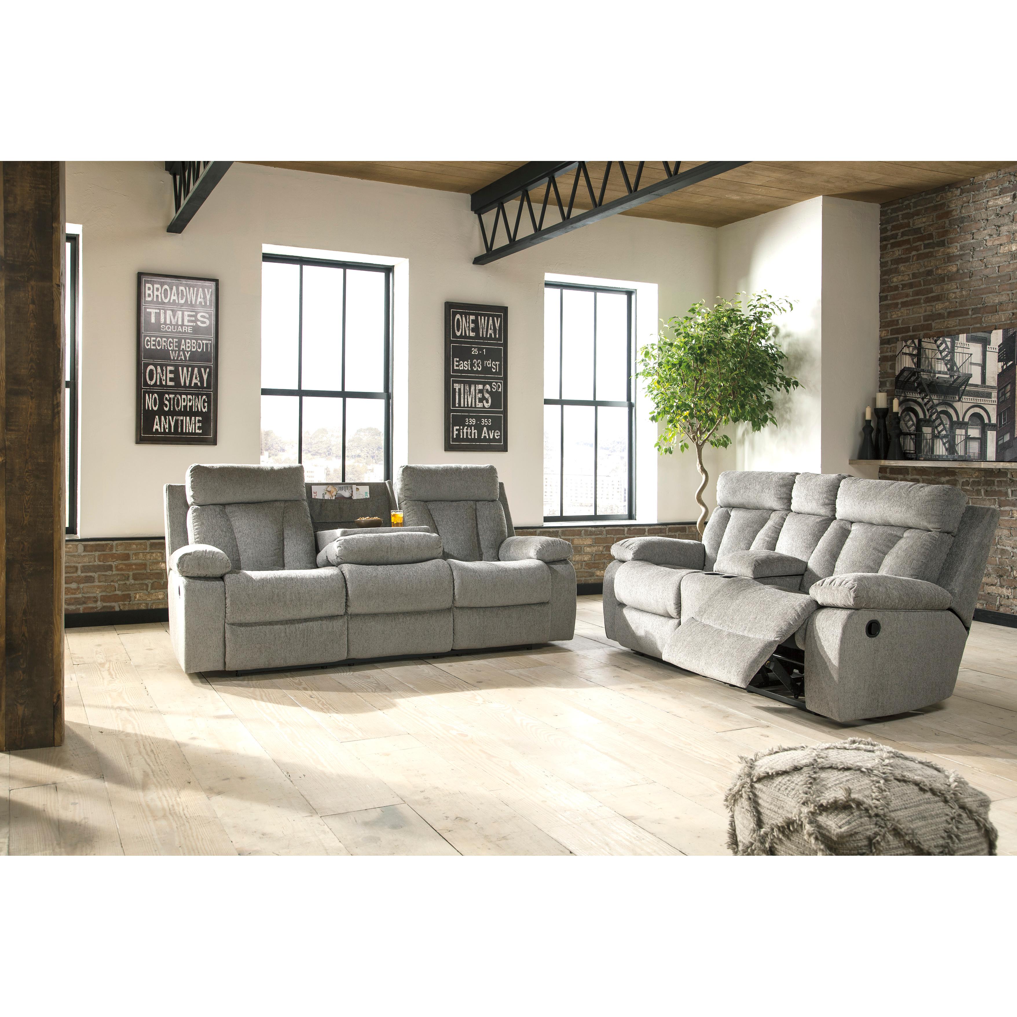 Signature Design by Ashley Mitchiner Reclining Fabric Loveseat 7620494 IMAGE 6