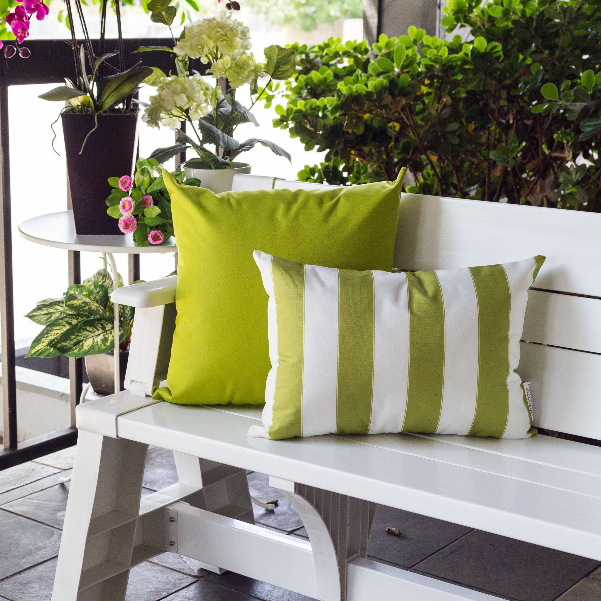 Horizon Stripe Pillow Outdoor & Indoor
