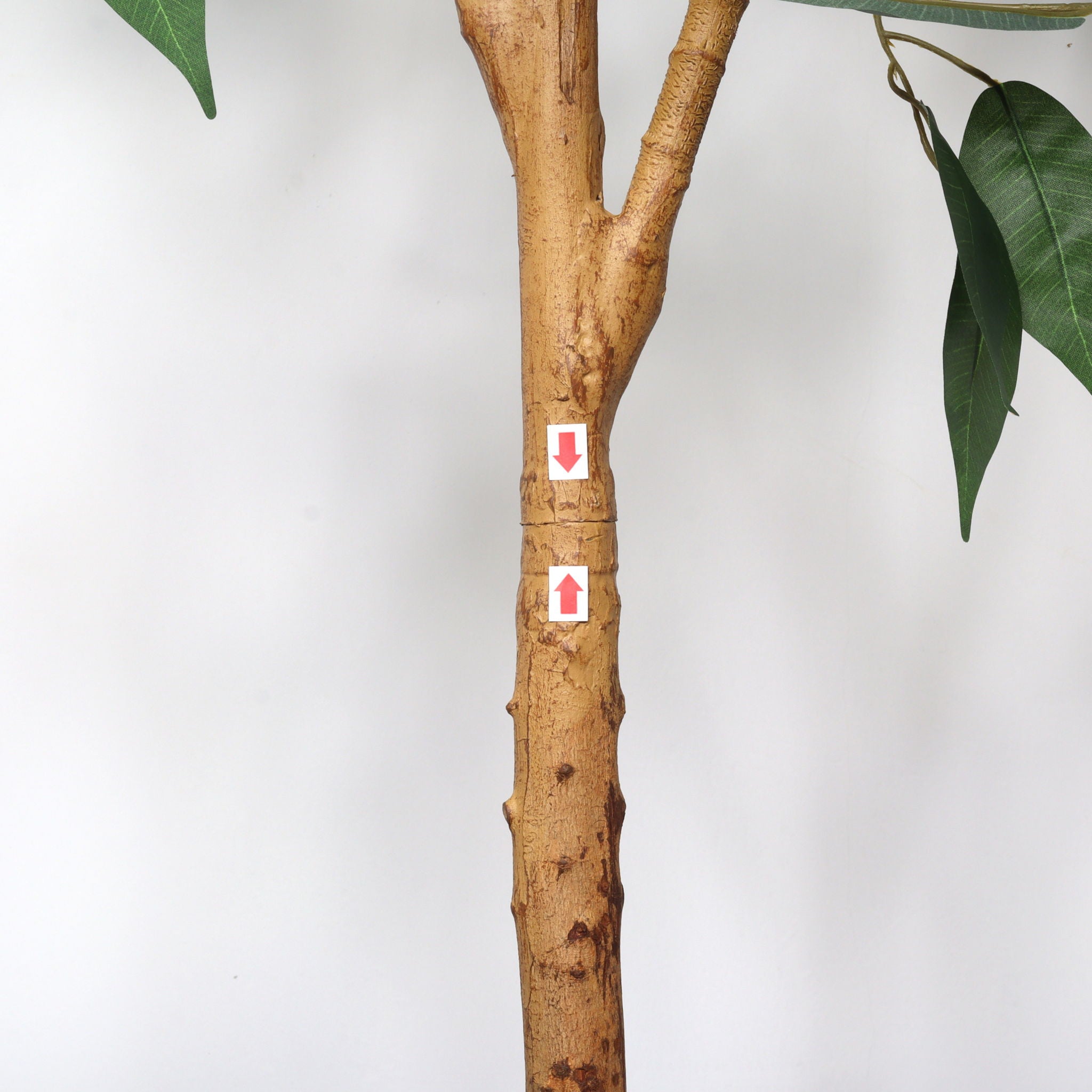 6Ft Artificial Ficus Tree With Natural Trunk In Pot For Indoor Home Office Decor - Green Leaves