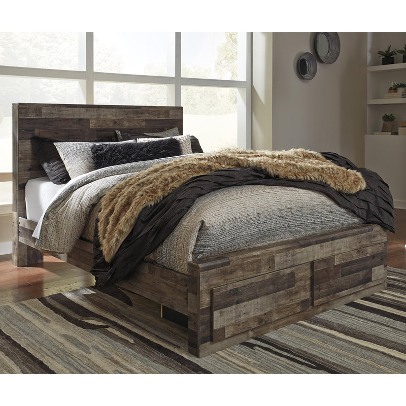 Benchcraft Derekson Queen Panel Bed with Storage B200-57/B200-54S/B200-95/B100-13 IMAGE 2