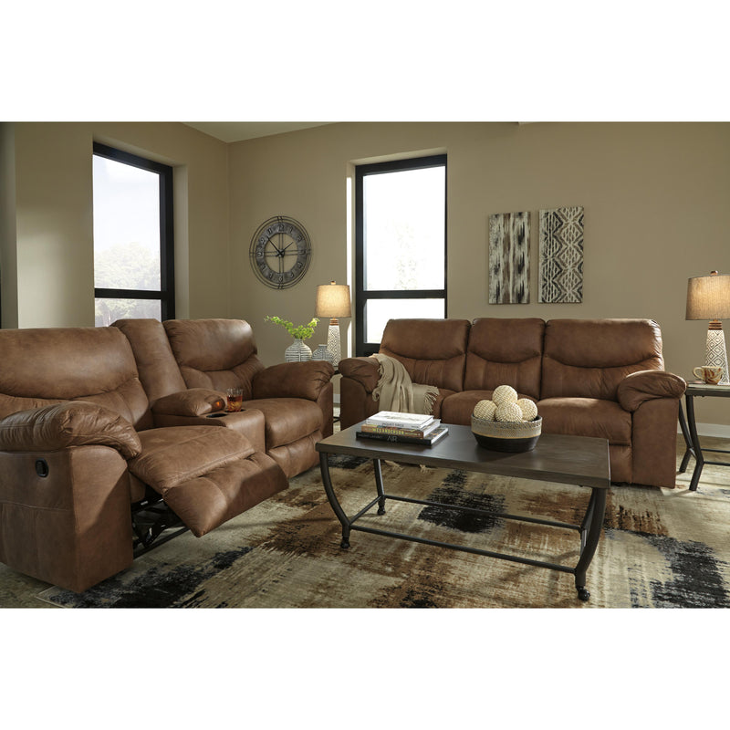 Signature Design by Ashley Boxberg Reclining Leather Look Loveseat 3380294 IMAGE 10