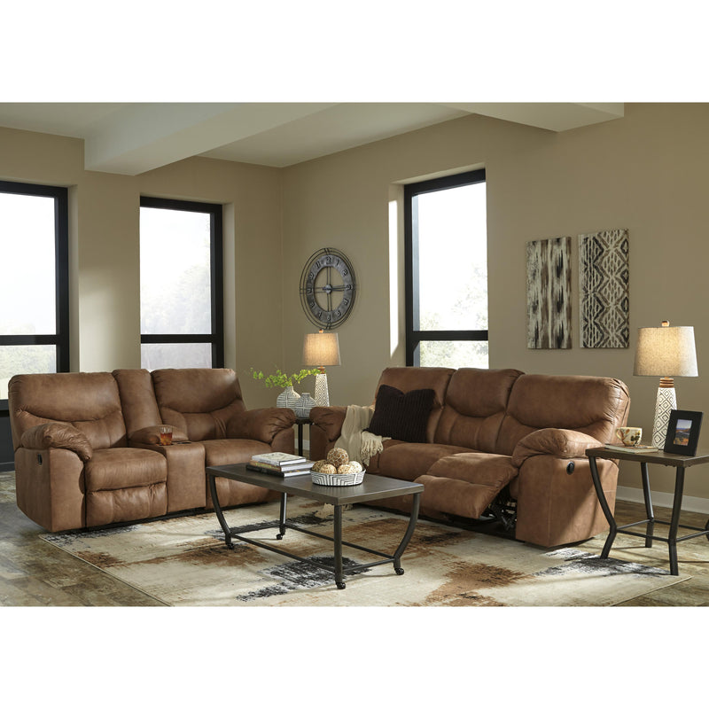 Signature Design by Ashley Boxberg Reclining Leather Look Loveseat 3380294 IMAGE 13