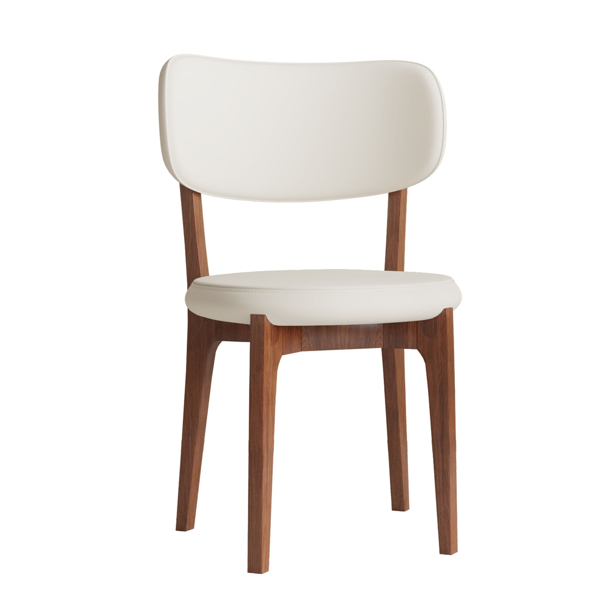 Modern Dining Chairs, Comfortable For Dining Room (Set of 2) - Orange