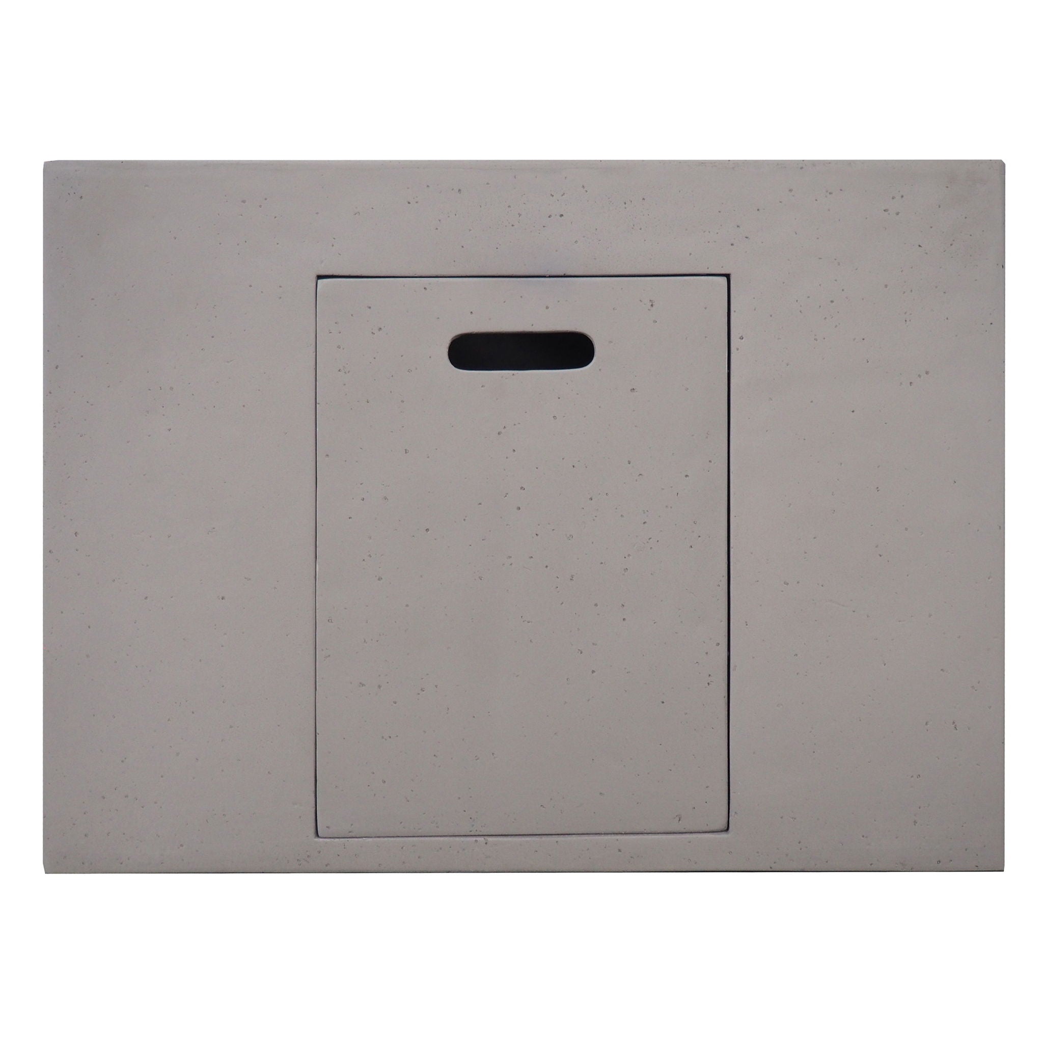 Outdoor Patio Square Gas Burning Concrete Fire Pit 40, 000 Btu