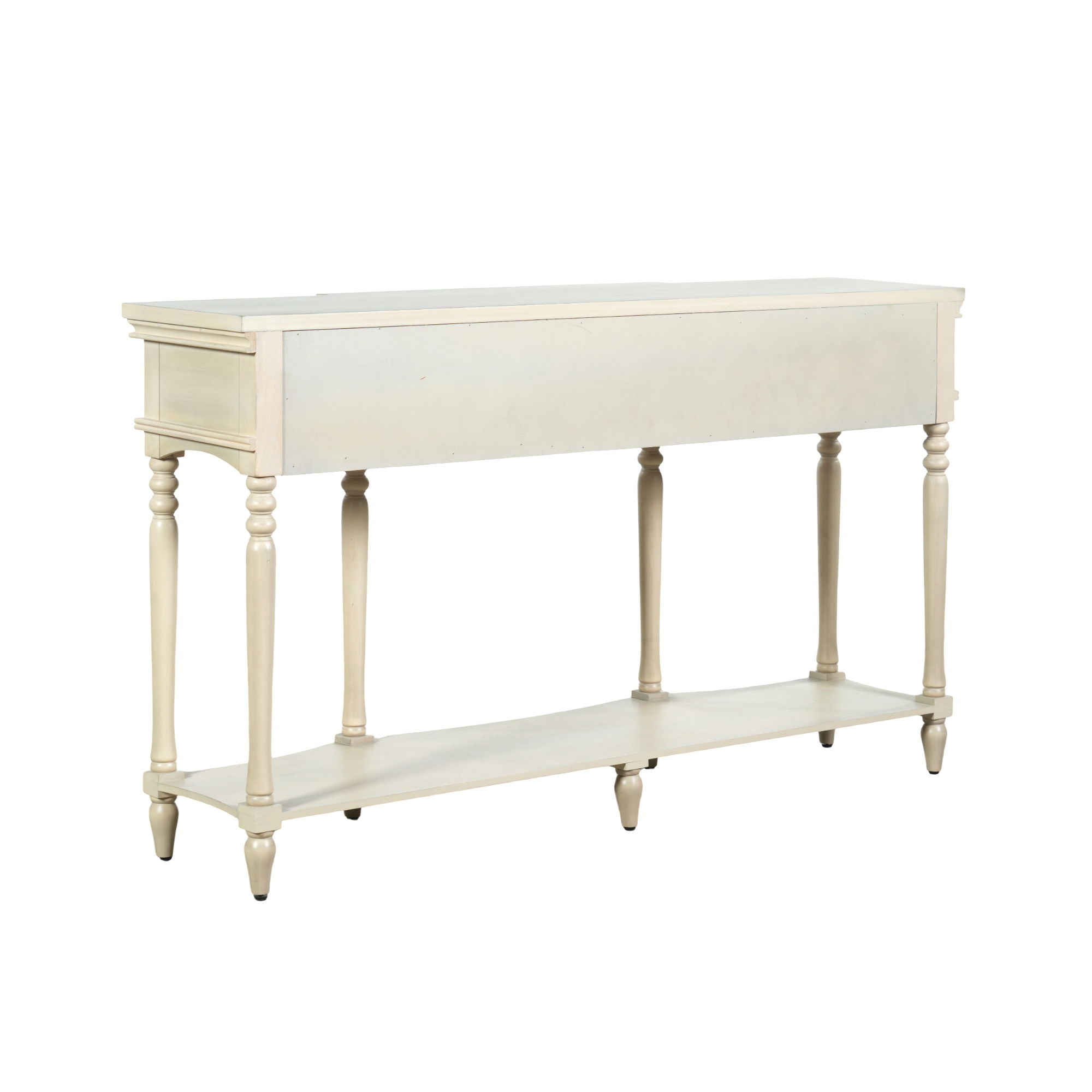 Retro Console Table With 3 Soft Close Drawers
