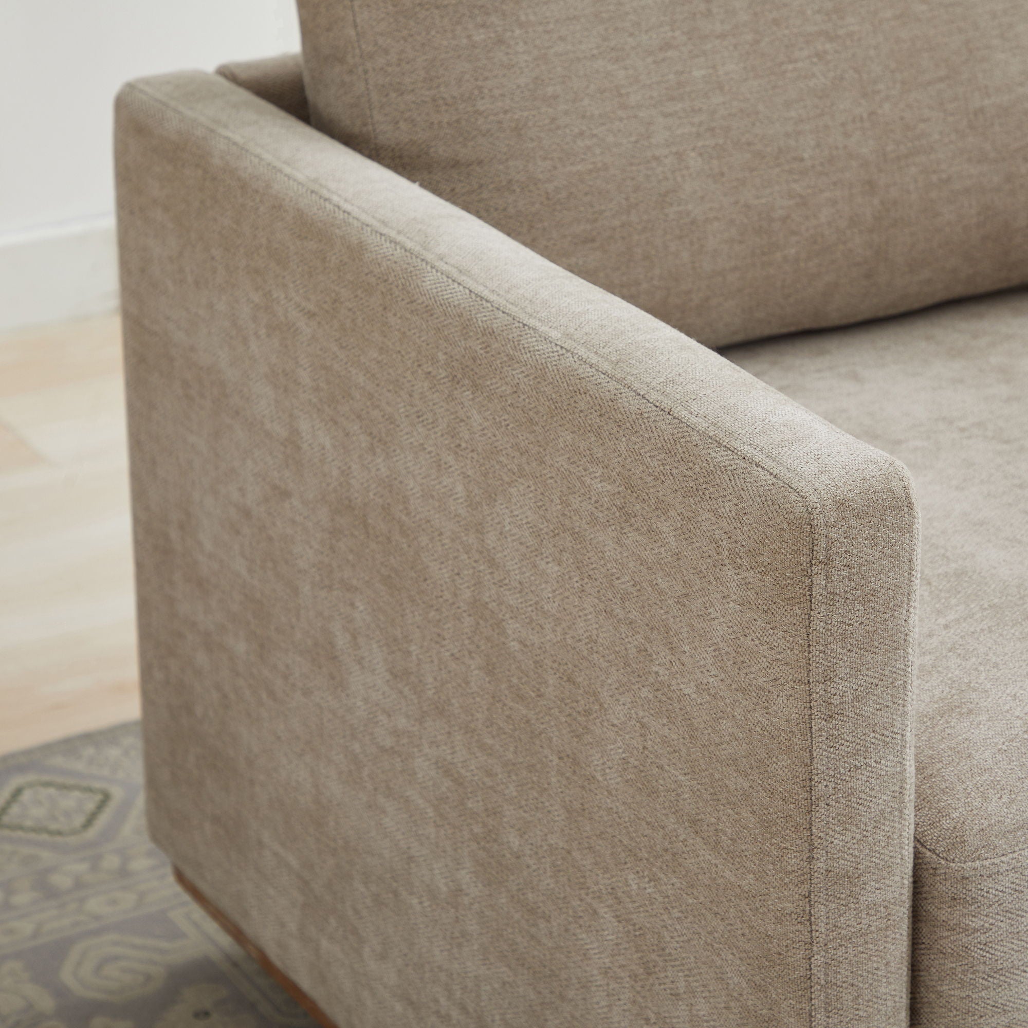 Square Upholstered Swivel Accent Chair