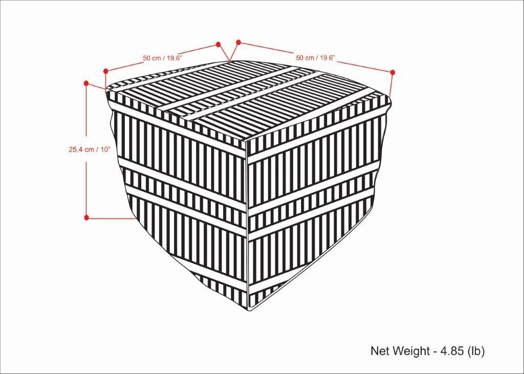 Safford - Square Outdoor / Indoor Pouf