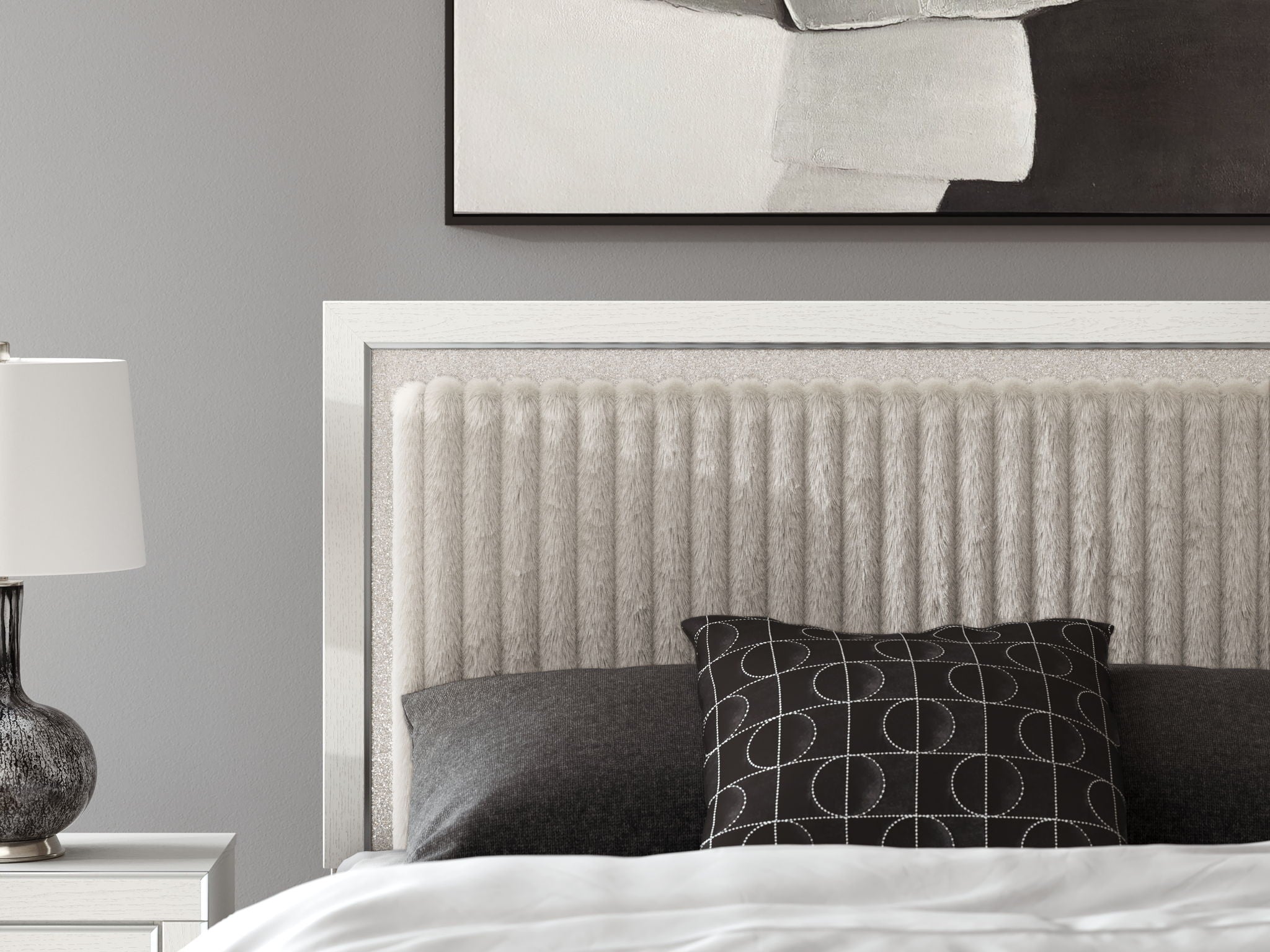 Zuraleus - Upholstered Panel Platform Storage Bed