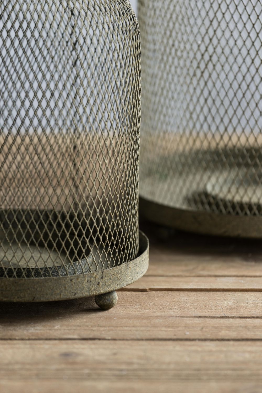 Ophira Sparrow Candle Holders (Set of 2) - Antique Gray