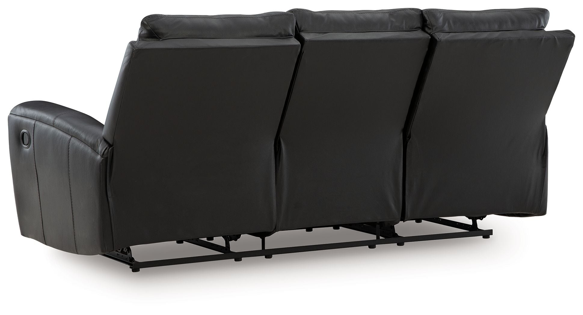 Glossmore - Reclining Sofa - Black