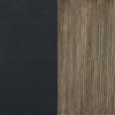 Chad Denim Upholstered Accent Bench Dark Blue