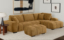 Camacho Upholstered Chaise Sectional Sofa Amber
