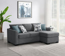 Storey Upholstered Sleeper Sectional Chaise Sofa Camel
