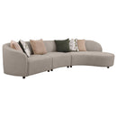 Fayette  Upholstered Sectional Sofa Greige
