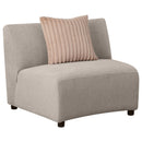 Fayette  Upholstered Sectional Sofa Greige