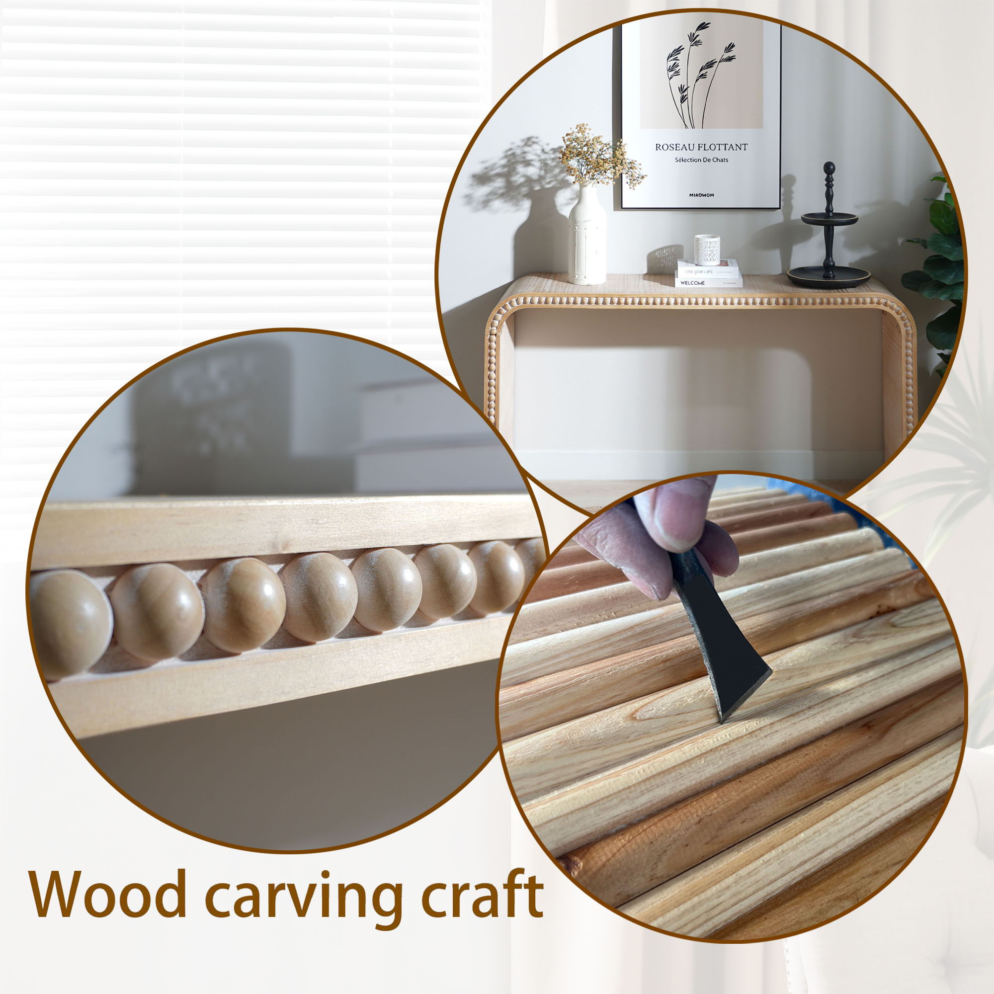 Waterfall Console Table