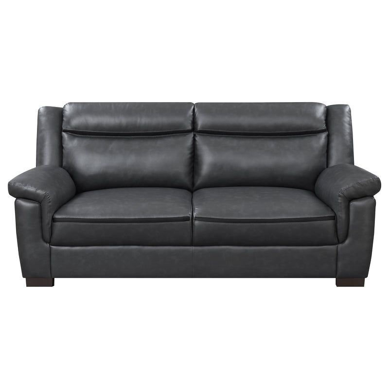 Arabella  Upholstered Padded Arm Sofa Set Grey