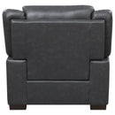 Arabella  Upholstered Padded Arm Sofa Set Grey