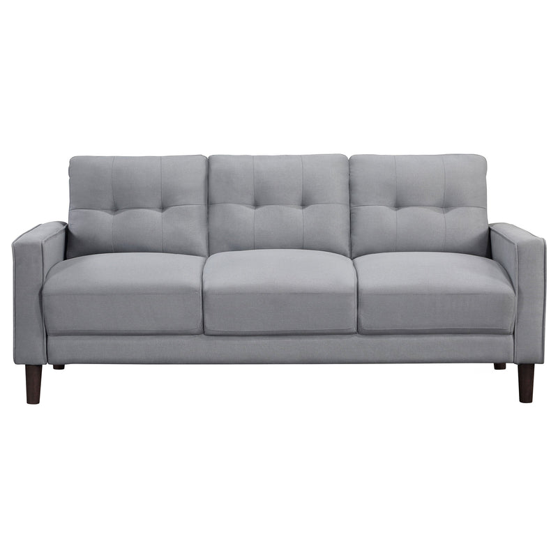 Bowen  Upholstered Track Arm Tufted Sofa Set Beige