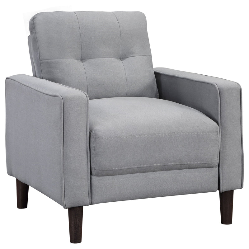 Bowen  Upholstered Track Arm Tufted Sofa Set Beige