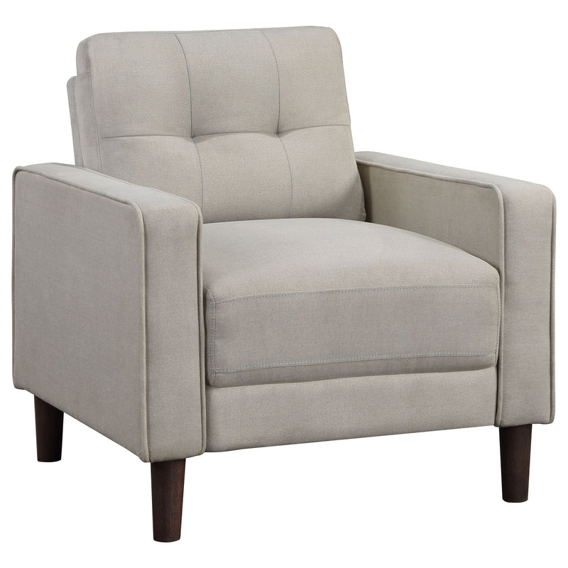 Bowen  Upholstered Track Arm Tufted Sofa Set Beige