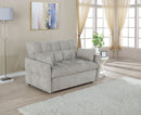 Cotswold Upholstered Convertible Sleeper Sofa Bed Dark Grey