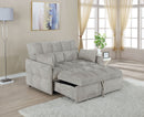Cotswold Upholstered Convertible Sleeper Sofa Bed Dark Grey