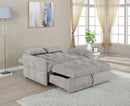 Cotswold Upholstered Convertible Sleeper Sofa Bed Dark Grey