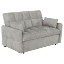 Cotswold Upholstered Convertible Sleeper Sofa Bed Dark Grey