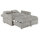Cotswold Upholstered Convertible Sleeper Sofa Bed Dark Grey