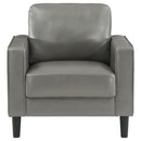 Ruth Upholstered Track Arm Accent Chair Black