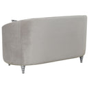 Avonlea Upholstered Sloped Arm Sofa Grey Fabric