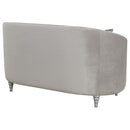 Avonlea Upholstered Sloped Arm Sofa Grey Fabric